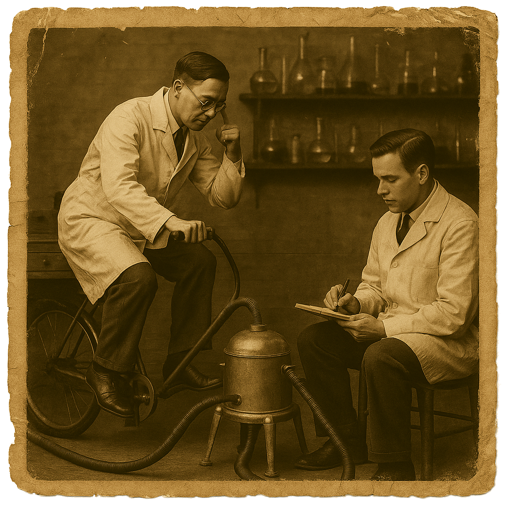 Pedal Powered Vacuum Cleaner