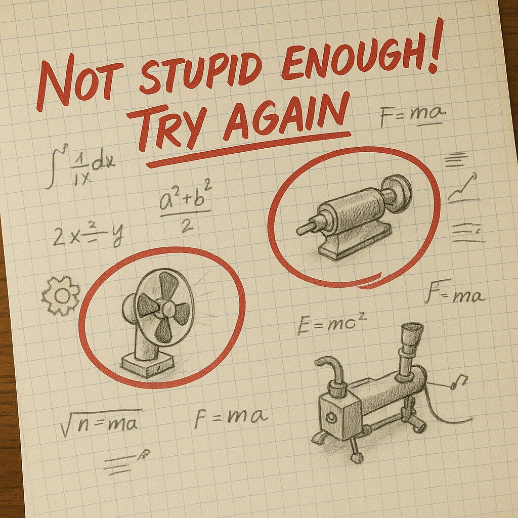 Not Stupid Enough Try Again
